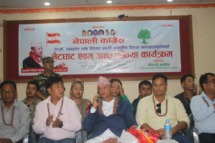 धरान आएर उर्जामन्त्री खड्काले भने – ‘मिडियामुखी हुनु राम्रो होइन’