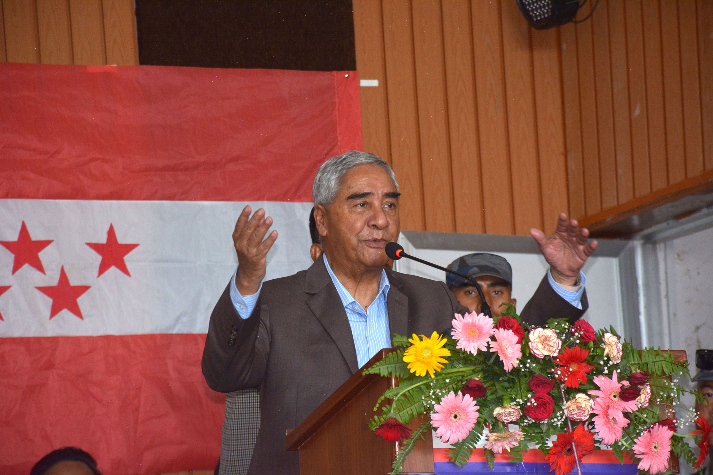 वर्तमान सरकार बनेपछि देशमा सकारात्मक सन्देश प्रवाह भएको छ : सभापति देउवा