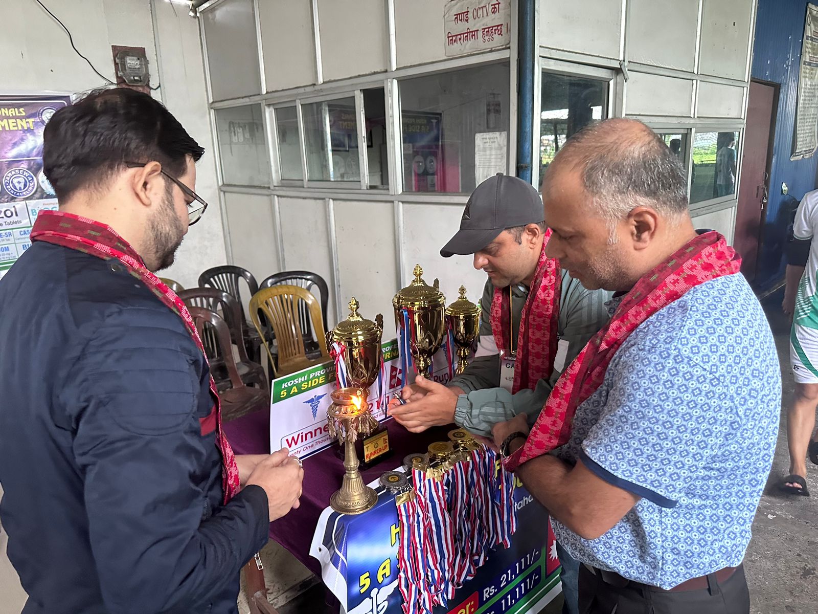 कोशी प्रदेशका स्वास्थ्यकर्मीहरूबिच भएको फुटसल प्रतियोगितामा घोपा फार्मेसी धरान प्रथम