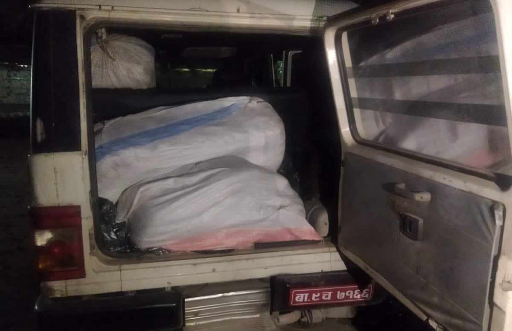 सुनसरीबाट करिब ४८० केजी गाँजा बरामद