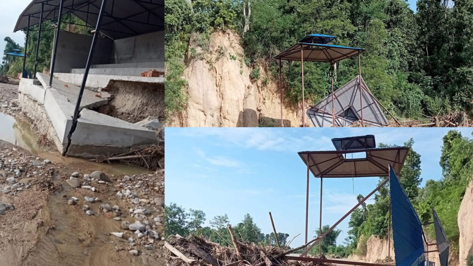 बाढीले घाट घर बगाएपछि स्थानीयहरूमा चित्तासहित बेपत्ता वनेका शवहरूको सम्झना 