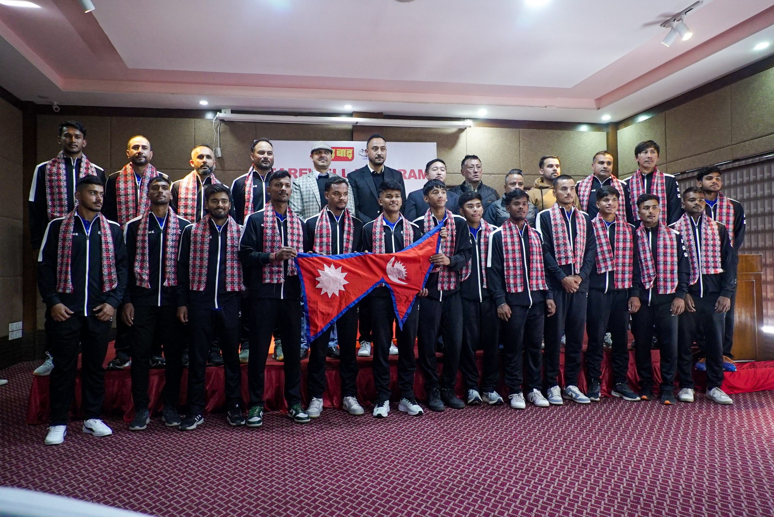 एसिया कप खेल्ने नेपाली यु–१९ टोलीको बिदाइ