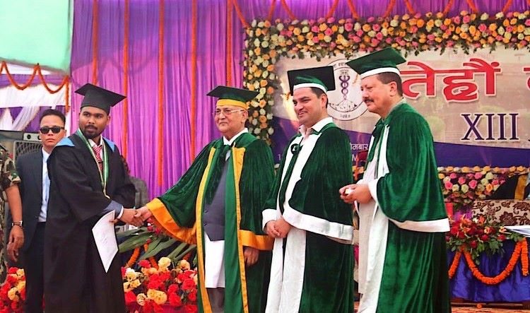 विपी कोइराला स्वास्थ्य विज्ञान प्रतिष्ठानका ६५७ विद्यार्थी दीक्षित