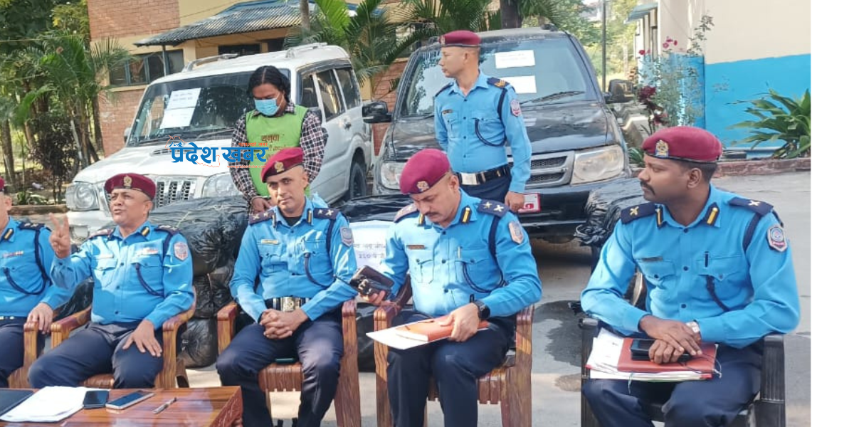 सरकारी नम्बर प्लेटको स्कारपिओमा गाँजा ओसारपसार, सुनसरी प्रहरीले गोली चलाएर नियन्त्रणमा लियो