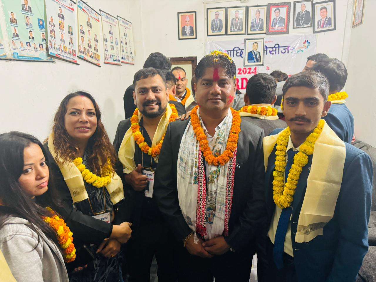 गछिया जेसीजको अध्यक्षमा नवीन बराल निर्वाचित