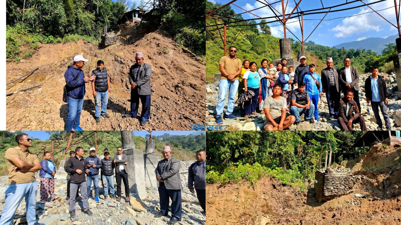 उपमहानगरले नदेखेको धरान : आमबोटे-जुवाने क्षेत्र जाने पुल ७ वर्षदेखि अलपत्र, स्थानीय भन्छन् - ‘मेयरले उपेक्षा गरे’