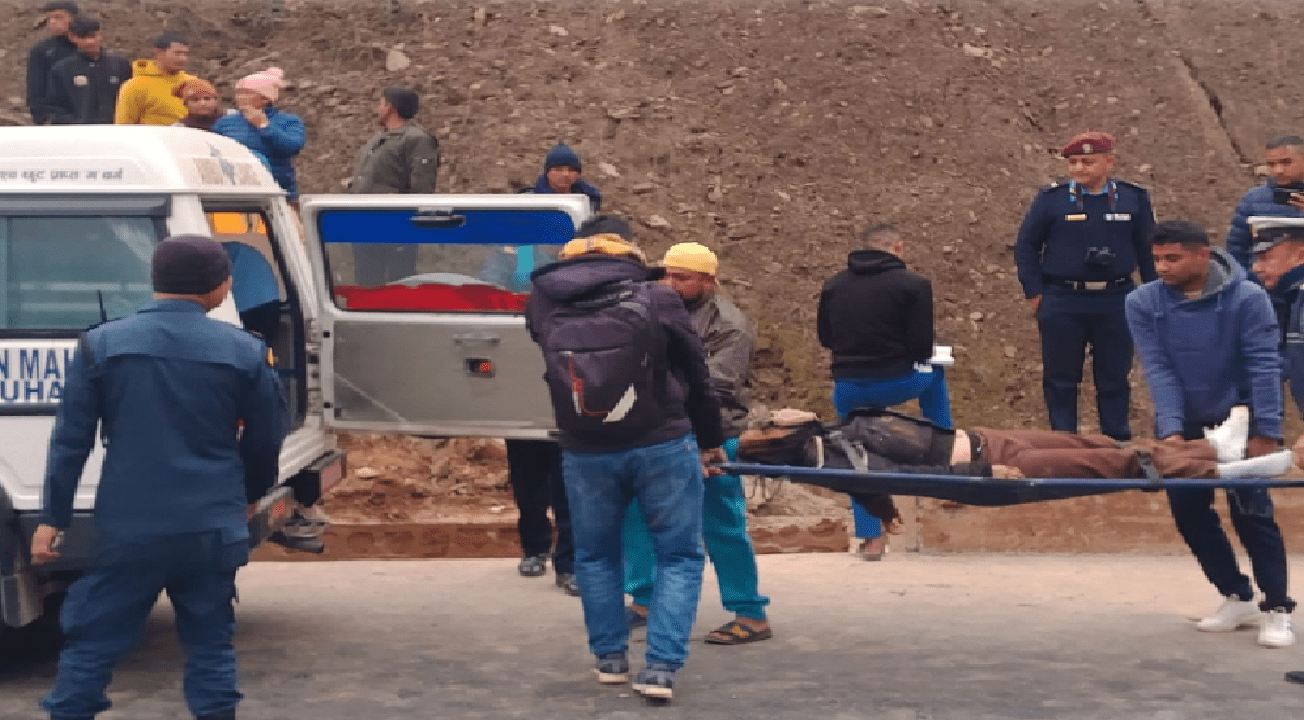 तनहुँमा मोटरसाइकल दुर्घटना हुदाँ आमा–छोराको मृत्यु