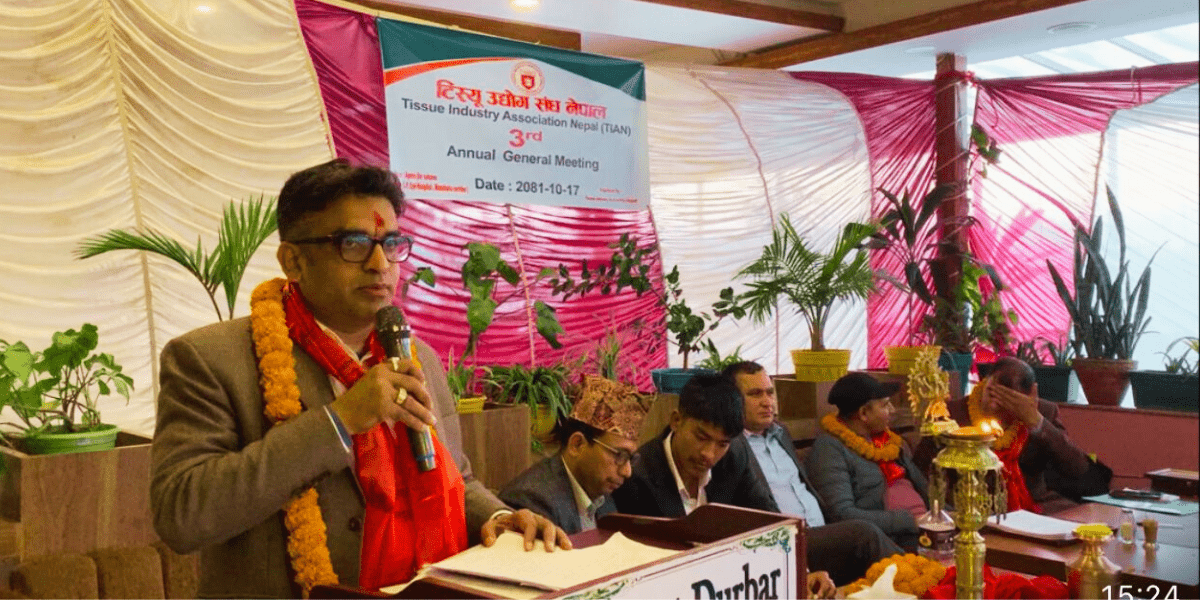 नेपाल टिस्यु उद्योग सङ्घको अध्यक्षमा यादव घिमिरे निर्वाचित