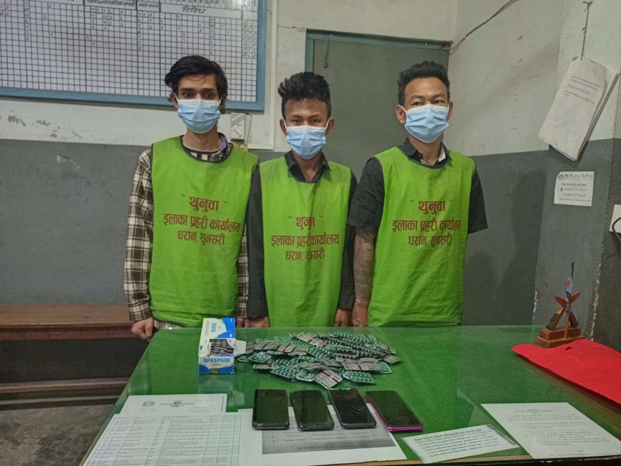 धरानबाट लागूऔषधसहित ३ जना पक्राउ