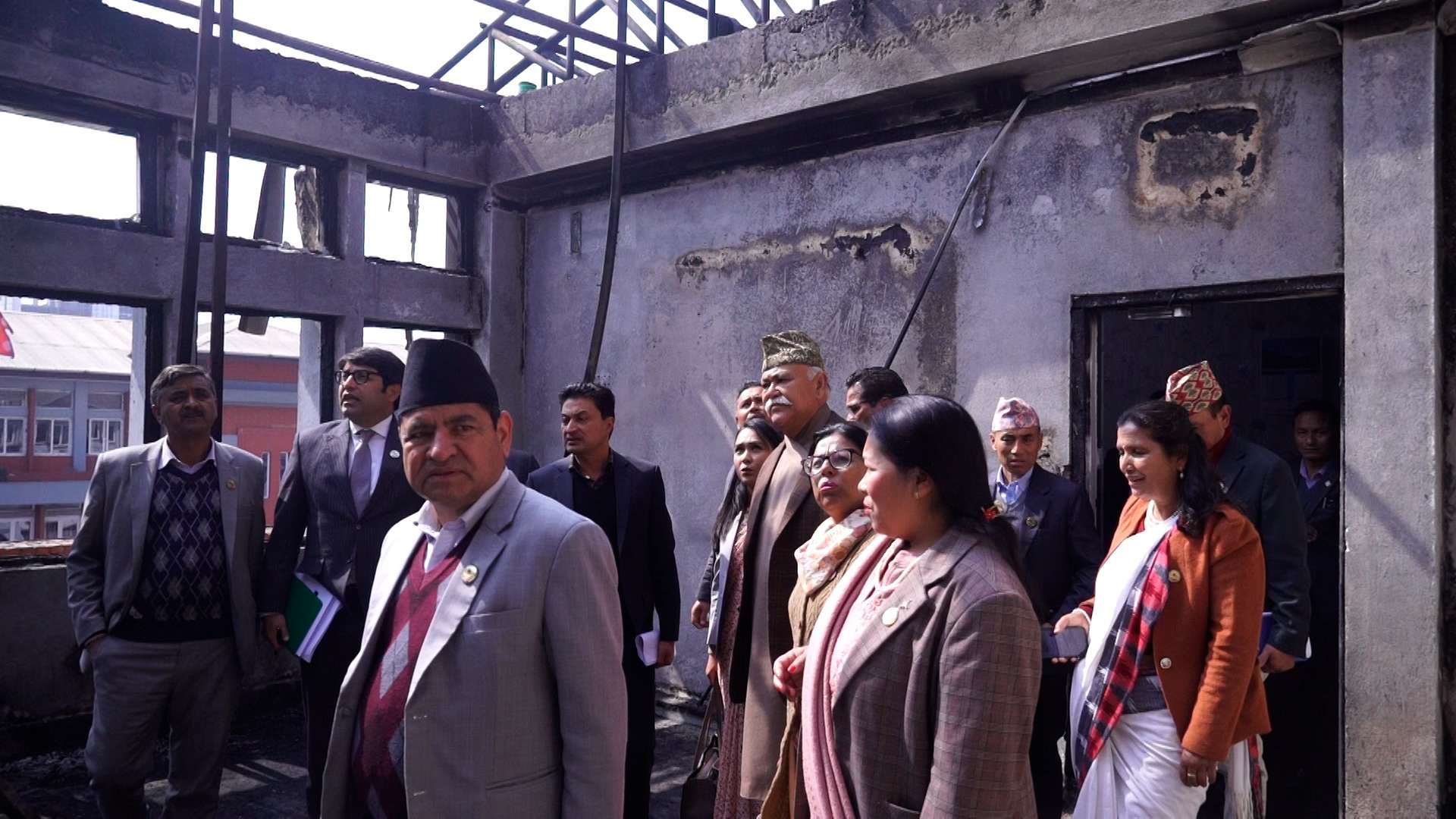 संसदीय समितिद्वारा आगलागी भएको खानेपानी मन्त्रालयको अनुगमन