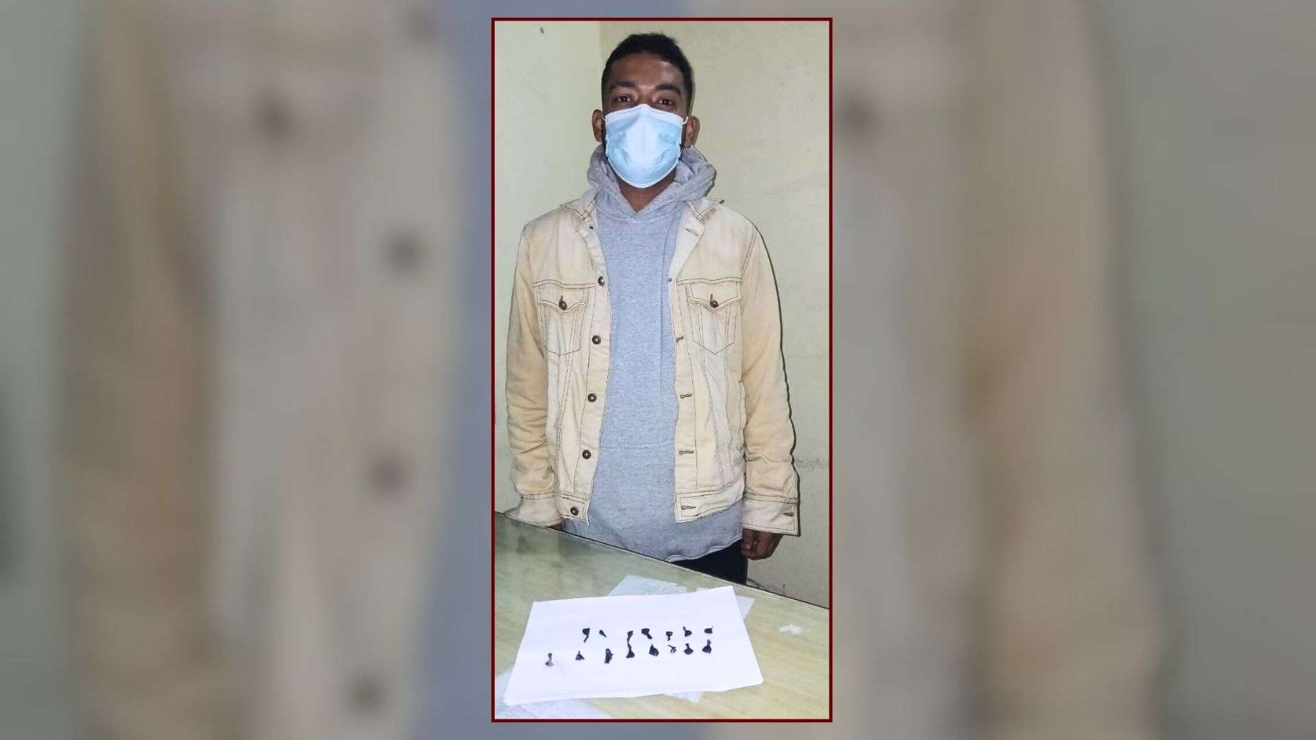 खैरो हिरोईन सहित एक जना पक्राउ