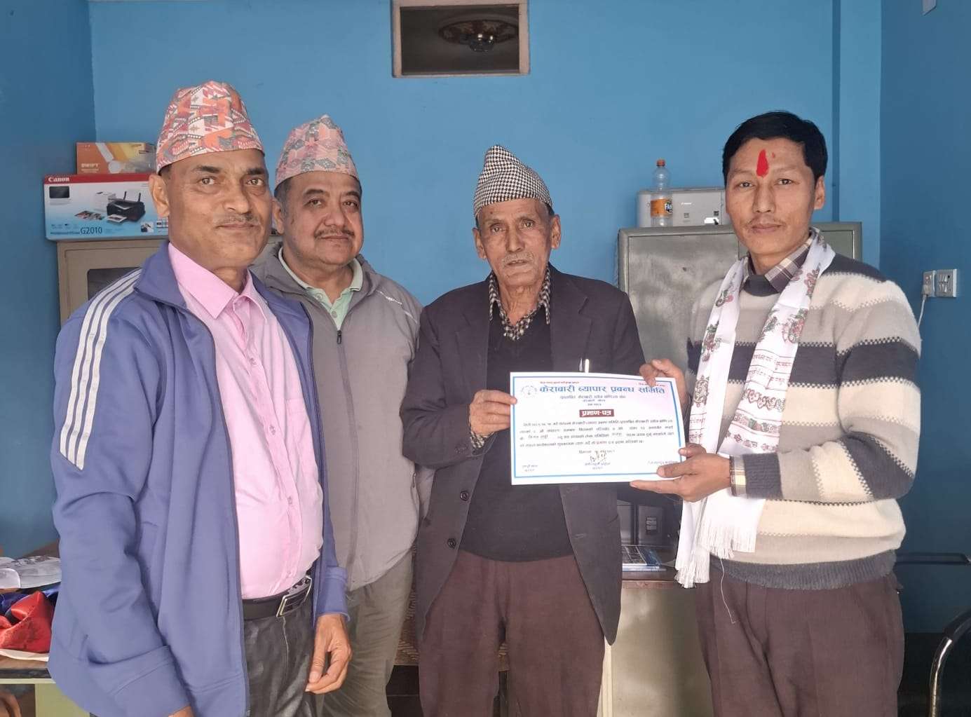 केराबारी व्यापार सङ्घको अध्यक्षमा किशन शाही सर्वसम्मत