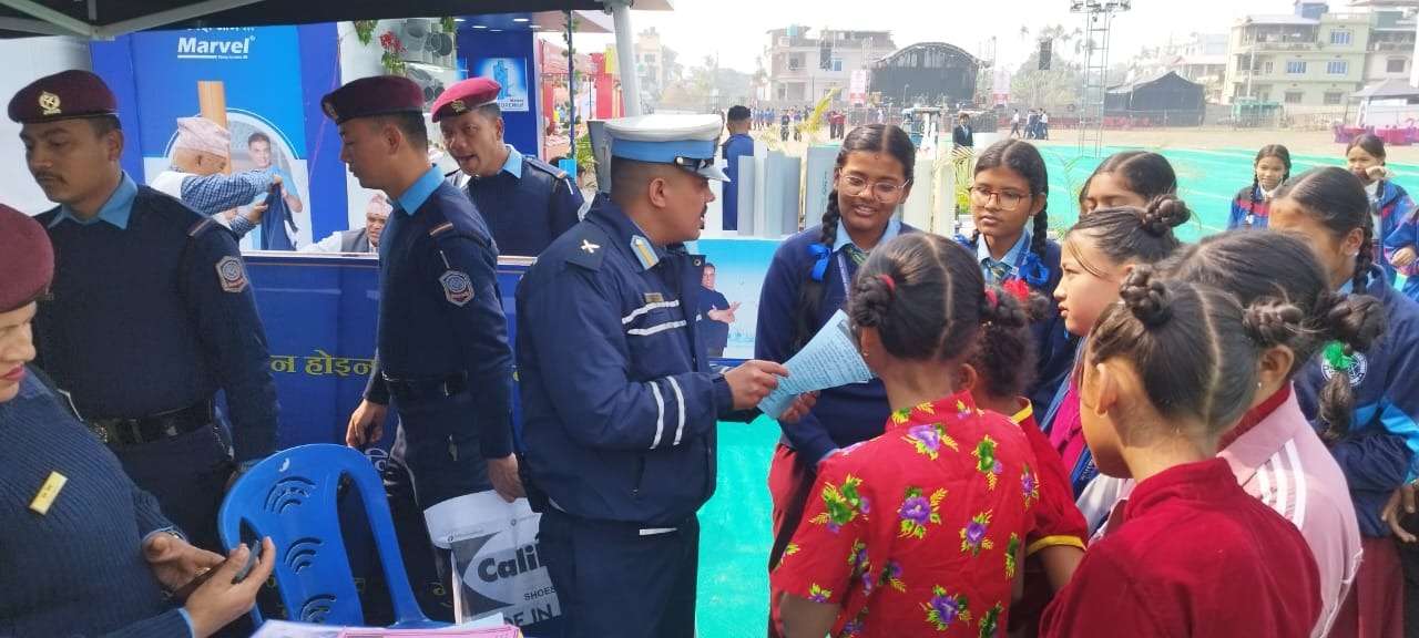 ‘विराट एक्स्पो' मा ट्राफिकको सचेतनामूलक कार्यक्रम