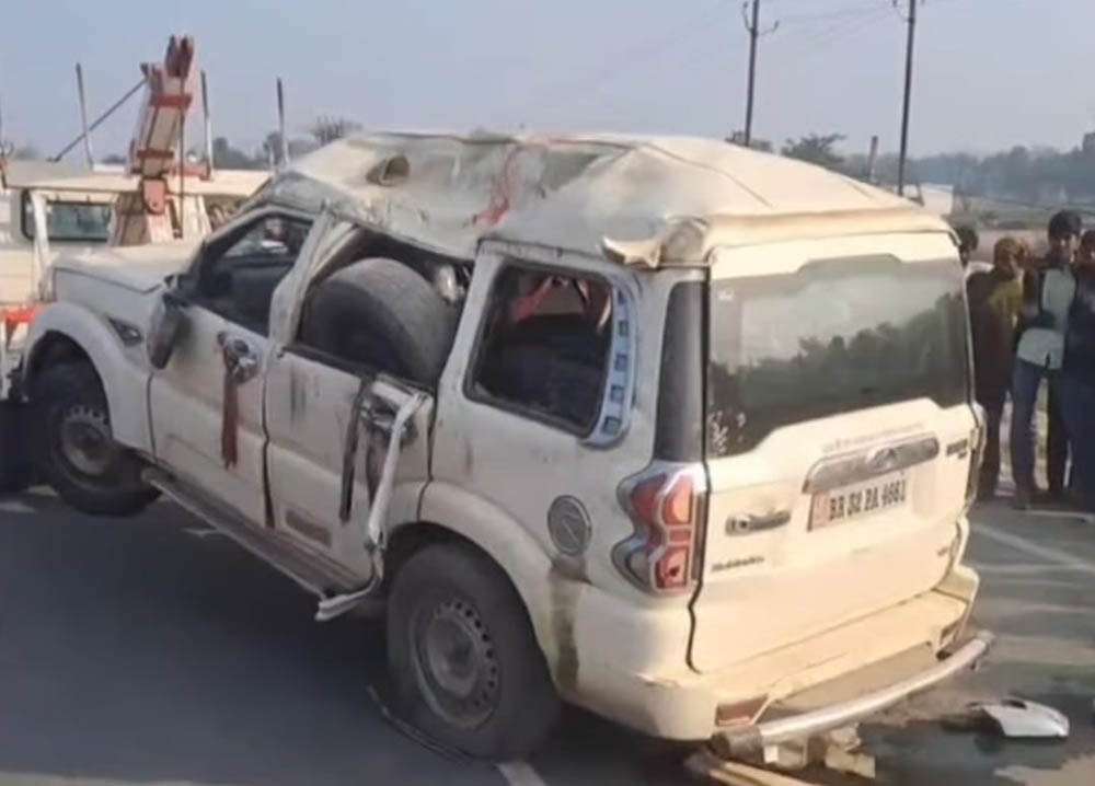 महाकुम्भ मेलाबाट फर्किने क्रममा स्कारपिओ दुर्घटना हुँदा एकै परिवारका चारसहित पाँच नेपालीको मृत्यु