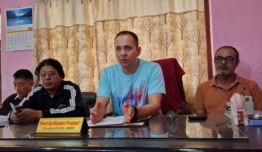झापामा राष्ट्रपति रनिङ शिल्ड खेलकुद प्रतियोगिताको तयारी पूरा