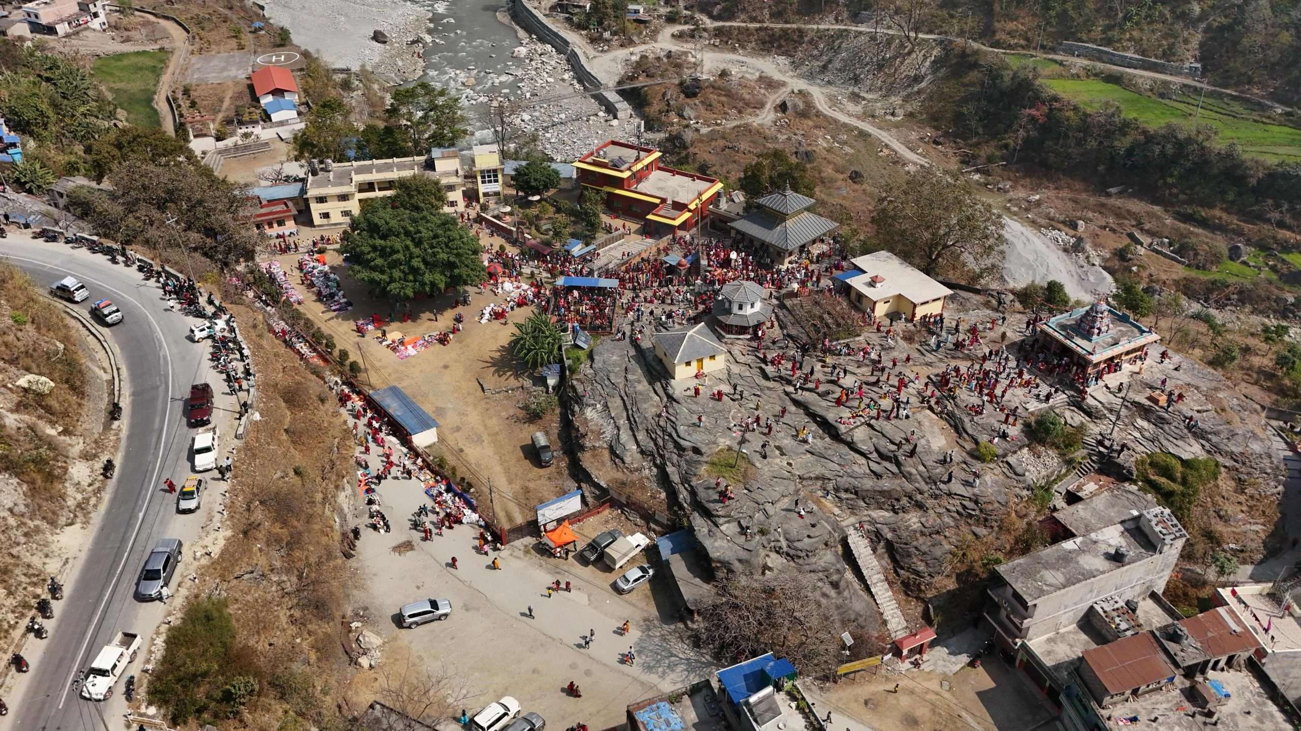 गलेश्वर बजारको सौन्दर्यकरण सुरु