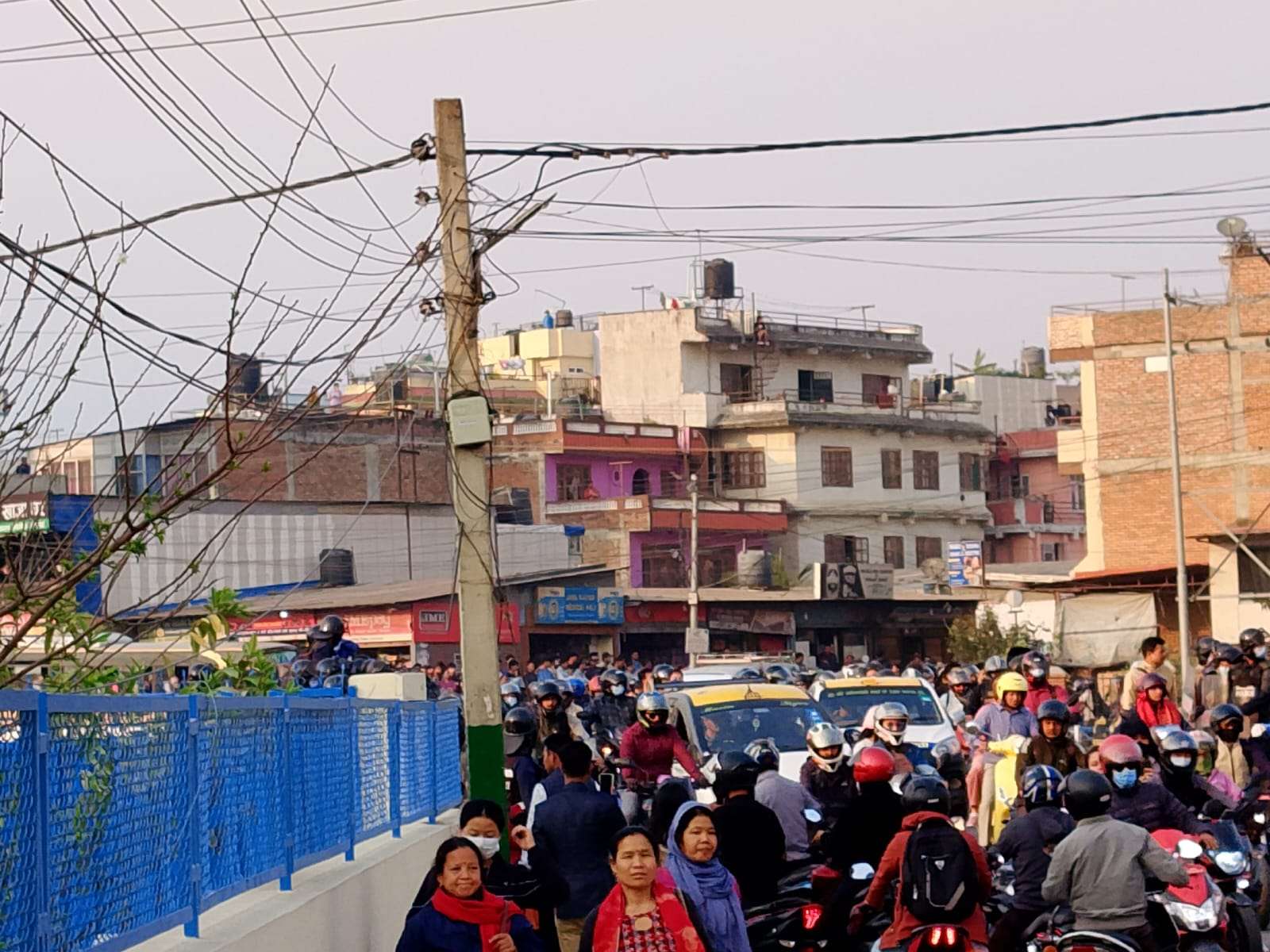 एमाले मुख्यालयमा सुरक्षा व्यवस्था कडा