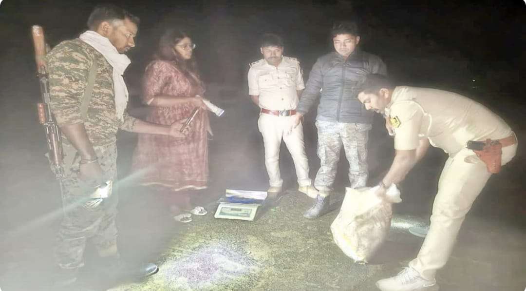 मोतीहारिमा अढाई करोडको स्मैक बरामद, नेपालबाट लागिएको दाबी