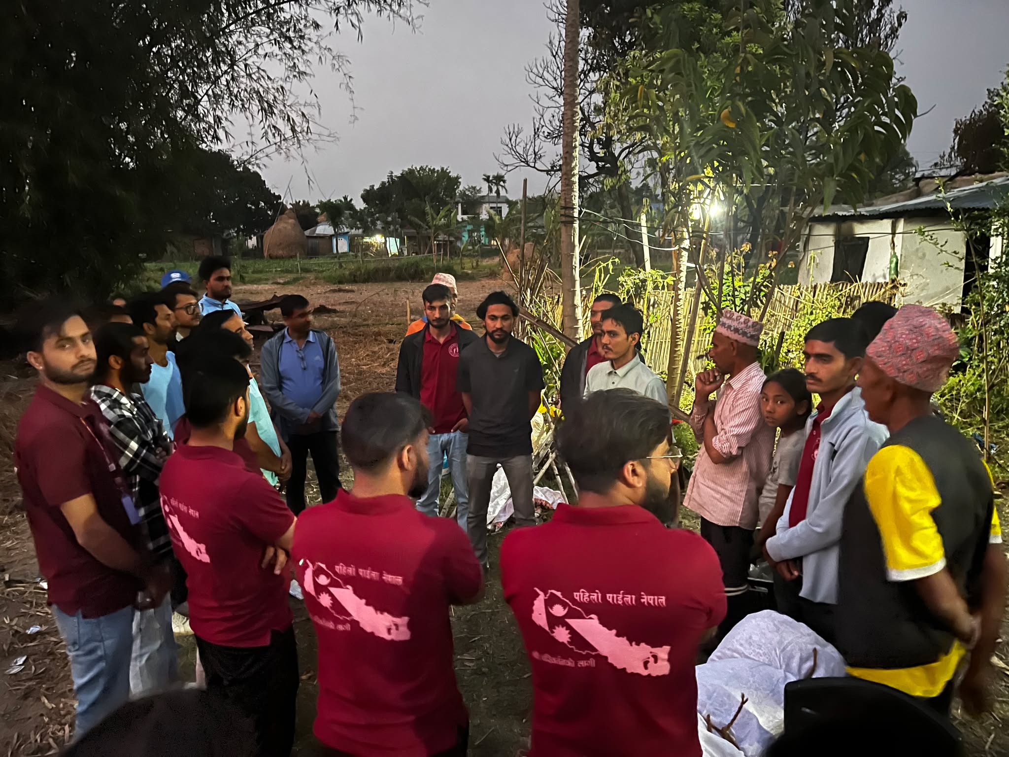 आगलागी पीडित परिवारलाई पहिलो पाईलाको सहयोग